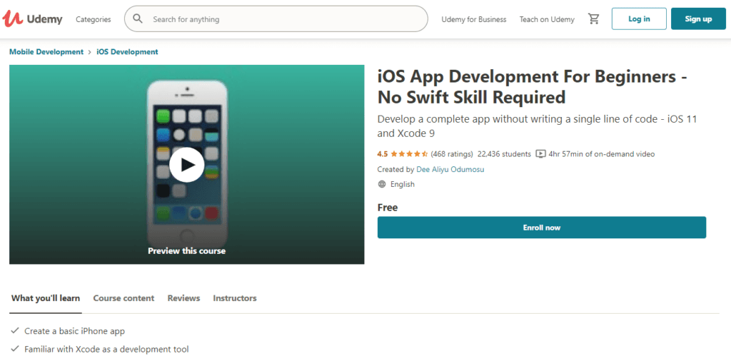 Udemy - iOS App Development For Beginners