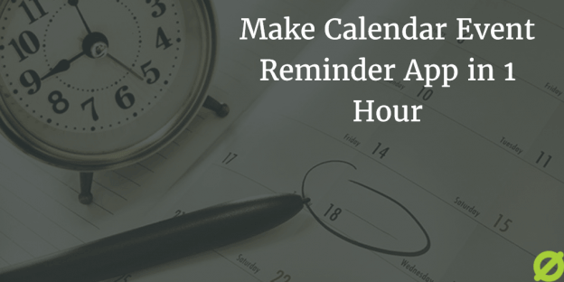 Make Calendar Event Reminder App Using Event Kit Framework