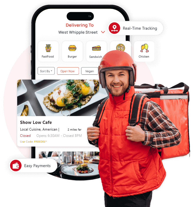 Delishry Online Food Delivery App Developed by SpaceO